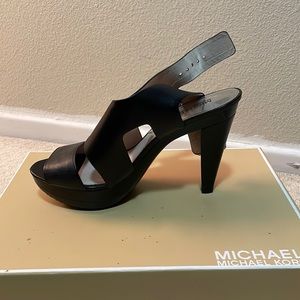 MIchael Kors strappy heels worn once.